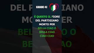 Bella Ciao  karaokestrumentale P2 [upl. by Aibonez]