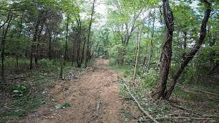 Cutting new roads through the woods another old homesite amp cistern well project291 [upl. by Crooks]