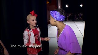 Dance Moms  Nias Music Skips During her National Solo [upl. by Aninaig]