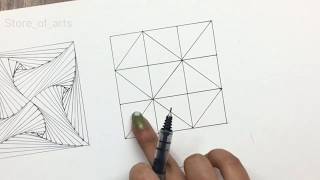 6 Easy Doodle Patterns for beginners  Zentangle art  Patterns for Doodling  Part1 [upl. by Josefa]