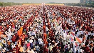 AlmsGiving Ceremony to 20000 monks in Mandalay Myanmar [upl. by Morton]