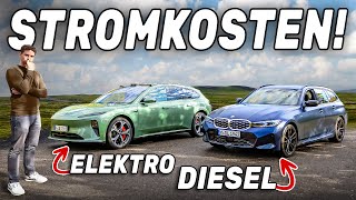 Versagt Elektro gegen Diesel BMW M340d Touring vs NIO ET5 Touring [upl. by Danieu331]