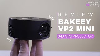 Bakeey VP2 Mini Projector Unboxing I Review I 40 SUPER CHEAP I Perfect gift for kids [upl. by Palmore]