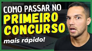 Como passar no seu PRIMEIRO CONCURSO mais rápido  PROFINHO [upl. by Solley145]