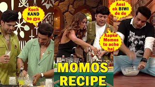 Laughter Chefs Episode Krishna Abhishek Sudesh Nia Sharma Momos Recipe  Bharti Singh Comedy [upl. by Kannry320]