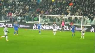 Juventus Udinese 40 il primo fantastico gol di Pogba [upl. by Arst856]