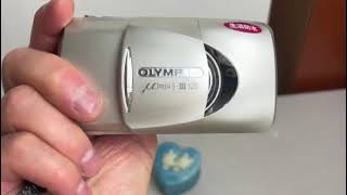 Olympus Stylus MJU III 120 Zoom 35mm Compact Point amp Shoot Film Camera TESTED wwwPopTzcom [upl. by Kotz487]