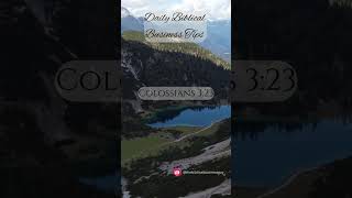 Colossians 3 v 23 Professionalism [upl. by Aciruam]