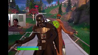 Gambit and Darth Vader fortnite fortniteclips gamer gamers gameplay gaming gamingvideos [upl. by Forcier]