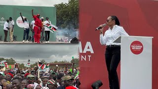 Late JJ Rawlings daughter sends strong warning to the NPP at NDC campaign launch in Tamale [upl. by Elidad11]