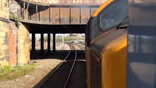 37401 erupts out of Preston 4 May 2016 Loudest thrash Ive ever heard Pulling 4 coaches amp 37716 [upl. by Cowey]