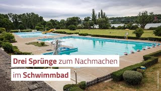 Die drei besten Sprünge um im Freibad zu beeindrucken [upl. by Gombosi]