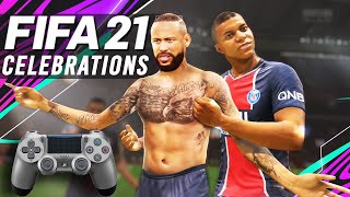 FIFA 21 ALL 100 CELEBRATIONS XBOX amp PLAYSTATION [upl. by Ispep689]