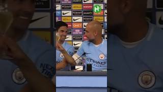 When Pep and Arteta celebrated winning the Premier League title TOGETHER 🥂 [upl. by Bethena]