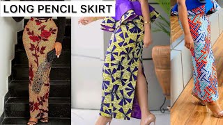 HOW TO CUT AND SEW A LONG PENCIL SKIRT TUTORIAL [upl. by Lanta571]