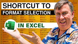 Excel Shortcuts  Ctrl1 to Format Selected  Episode 2115 [upl. by Keavy229]