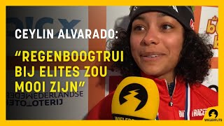 Ceylin del Carmen Alvarado glundert na goud op NK veldrijden 2020  WIELERFLITS [upl. by Casady]