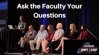 Ask the Faculty Your Questions  The Advanced EM Boot Camp [upl. by Ecnaralc]