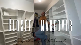 Target Bookshelf Closet Makeover for less than 300  PART I [upl. by Enirak]