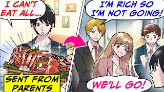 Rich Colleague Made Fun of Introvert Me When I Invited People for Drinks at Home…RomCom Manga Dub [upl. by Arand304]