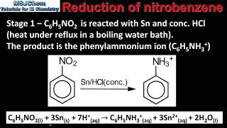 201 Reduction of nitrobenzene HL [upl. by Clarette]