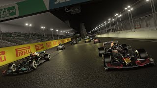 Hamilton and Verstappen at Jeddah vs the rest of the grid [upl. by Hacker590]