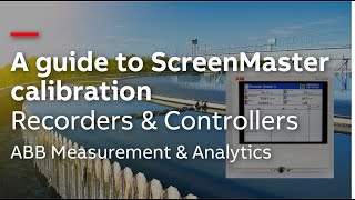 ABB Recorders and Controllers  ScreenMaster calibration [upl. by Sellihca339]