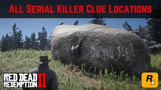 Red Dead Redemption 2 All Serial Killer Clue Locations  Guide  Walkthrough [upl. by Sonstrom]