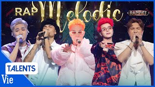 TOP 10 bản rap MELODIC cực cuốn gây tiếng vang tại Rap Việt Mùa 3 Mikelodic Ogenus Captain [upl. by Juback]