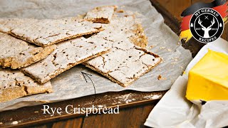 How To Make Rye Crispbread from scratch ✪ MyGermanRecipes [upl. by Zebedee195]