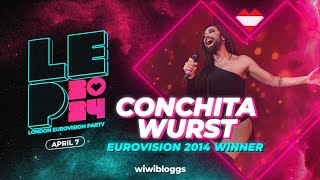 🇦🇹 Conchita Wurst quotRise Like A Phoenixquot Austria 2014  LIVE  London Eurovision Party 2024 [upl. by Las]