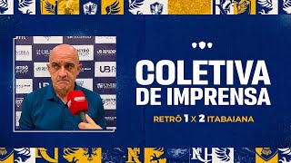 COLETIVA DE IMPRENSA  ITAMAR SCHULLE  RETRÔ X ITABAIANA  19052024 [upl. by Aronas]