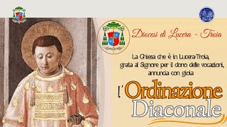 Ordinazione diaconi permanenti Antonio C Miscioscia e Davide M Pupillo  Lucera 03082024 [upl. by Rist]