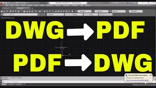 How To Convert Autocad to PDF  DWG to PDF  PDF Tracing dwg file Youtube Autocad Training Classes [upl. by Urias]