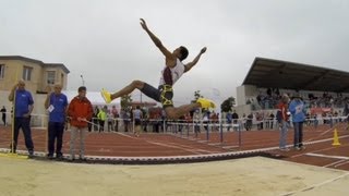 Épreuves Combinées Focus Athlètes SOArlésien Championnat de France Athlétisme Jeunes à Cognac [upl. by Maddi]