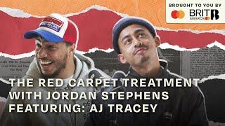 AJ Tracey Reveals His Secret BRITs Performance  The Red Carpet Treatment [upl. by Atekram609]