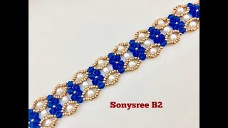 DIY Beaded BraceletPlease Check Sonysree Creations For the Tutorial [upl. by Karp163]