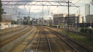 A train drivers view Alkmaar  Maastricht VIRM 05Aug2014 [upl. by Joby]