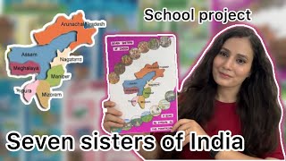 How to make travel brochure project  seven sisters of India [upl. by Zed]