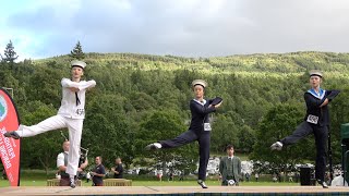 Sailors Hornpipe Highland dance competition during 2022 Kenmore Highland Games in Scotland [upl. by Howund]