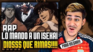 REACCIONANDO a BAKI vs OLIVA RAP  MegaR [upl. by Dwyer]