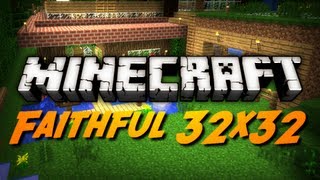 Minecraft Faithful 32x32 Texture Pack  HD Font Overview [upl. by Jenica232]