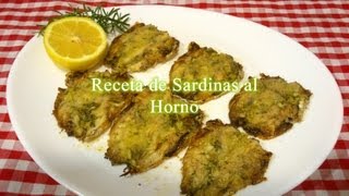 Receta fácil de Sardinas al Horno [upl. by Holub485]