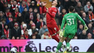 Ederson avoids red card after fouling Darwin Nunez  Liverpool Vs Manchester City [upl. by Nonnaehr]