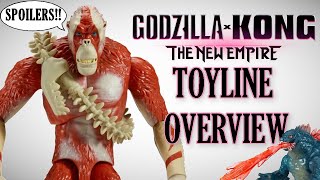 Godzilla X Kong The New Empire Toyline Overview [upl. by Koller434]