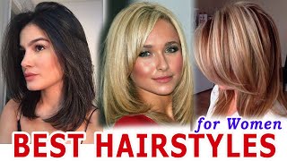 Best Hairstyles 2024 for Women Over 40 to Look Younger Mediumlength haircuts [upl. by Ailecara]