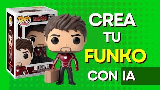 Creando mi Funko Pop personalizado con IA  Microsoft designer [upl. by Pelmas]