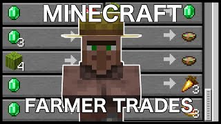 Minecraft Farmer Trades Explained [upl. by Yekcor]