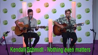 Live Gulli  Kendall Schmidt des Big Time Rush chante quotNothing even mattersquot [upl. by Rumit971]