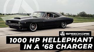 HELLUCINATION  Hellephant Powered Carbon Fiber 68 Charger Revealed [upl. by Nnanaej]